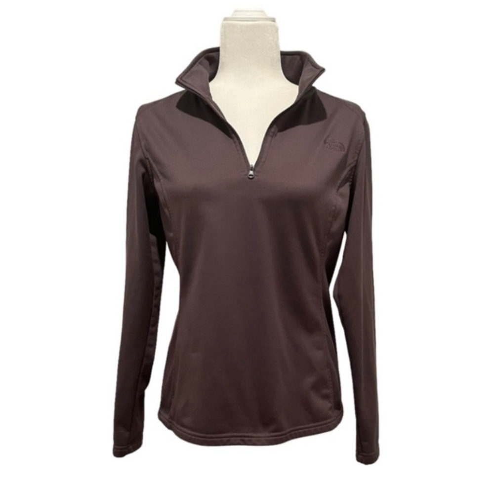 The North Face 1/4 Zip Gray Pullover Jacket/Sweat Jacket Sz Medium